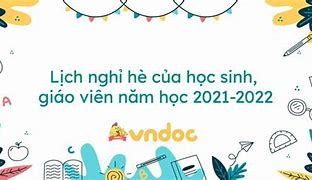 Lịch Nghỉ Hè Mẫu Giáo